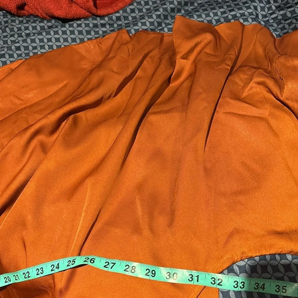 Vintage style Rust Orange black  Beautiful abaya maxi dress - Picture 10 of 13